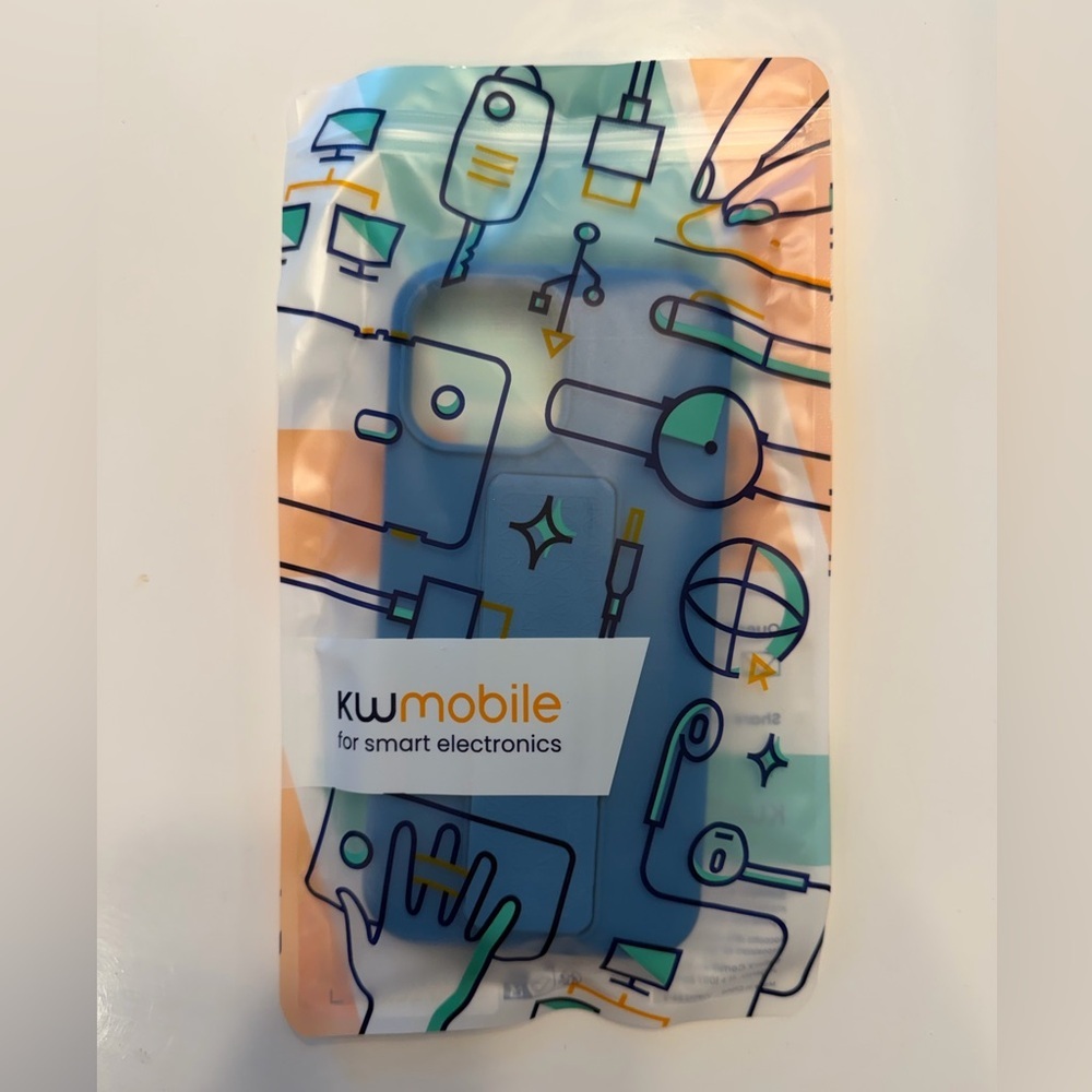 NWT 13 pro max Kwmobile Blue iPhone Case - Picture 4 of 7